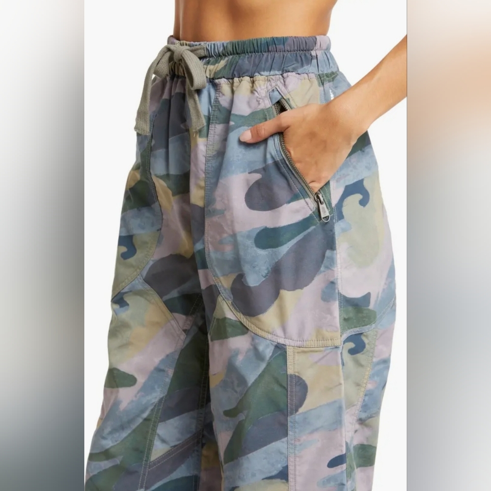 New Free People Movement Stadium Printed Pants